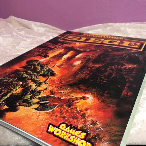 Vintage Warhammer Siege Supplement Rulebook Games Workshop 1998 Rare Retro Book - Picture 3 of 12